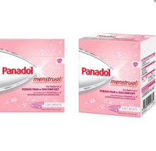 2 Box Panadol Menstrual 120&#39;s Free Express Shipping To USA - $99.90