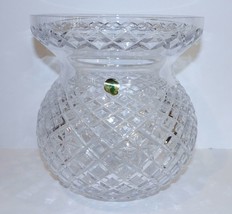 Exquisite Large Waterford Crystal Beautifully Cut &amp; Shaped 9&quot; Vase ~9 Pounds~ - £191.06 GBP