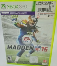 Madden NFL 15 (Microsoft Xbox 360, 2014) - $8.30