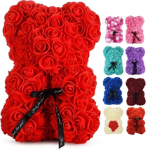  Artificial Flower Eternal Rose Teddy Bear for  Valentine Day Gifts Decorations - £10.45 GBP+