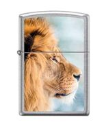 Zippo Lighter - Lion Face Street Chrome - 854782 - $473.46 MXN