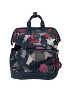 Genuine TUMI Backpack Nylon Rucksack Bookbag Navy Blue &amp; Purple - $189.05