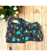 The Cats Pajamas Set SMALL Long Sleeve Top Pants Pockets Floral Black co... - £27.17 GBP