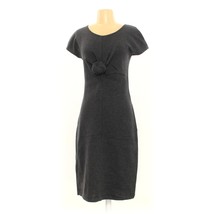 GIAMBATTISTA VALLI Womens Gray Short Sleeve Sweater Dress Made in Italy ... - $1,862.30 MXN