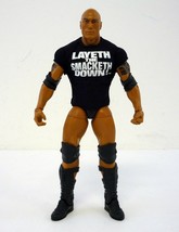 WWE The Rock Elite Collection Layeth the Smacketh Down 7&quot; Wrestling Figure 2011 - £15.26 GBP