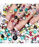 Nail Art Flatback Rhinestones Glitter Diamond Crystal Gem Tips Decoratio... - $16.51 CAD