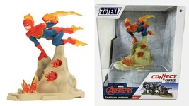 NEW SEALED 2020 Jazwares Zoteki Create Captain Marvel Diorama Action Figure - £19.77 GBP