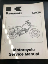 NOS OEM Kawasaki KDX50 Motorcycle Service Manual 99924-1305-01 - $20.00