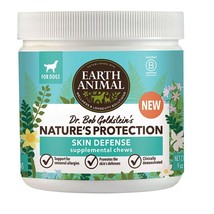 Earth Animal Dog Nature&#39;s Protection Chew Skin Defense 90 Count - $41.53