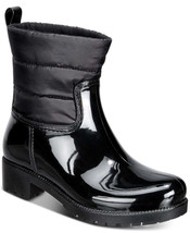 allbrand365 designer Womens Trudyy Rain Boots Size 10 M Color Black Puffer - £55.12 GBP