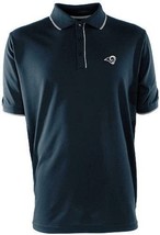 Antigua Men&#39;s St. Louis Rams Elite Desert Dry Polo, Navy/White, XX-Large - £23.26 GBP