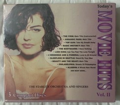 1995 Today&#39;s Movie Hits Volume II Soundtracks 3 Disc CD Set Sealed Retail Box - £15.96 GBP