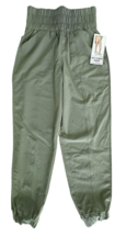 Vanilla Star Junior&#39;s Love to Move Joggers w/ Pockets High Waist Size XS Olive - £15.85 GBP