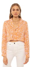 Amuse society Faye woven top / coral sand - £27.64 GBP