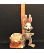Warner Bros Bugs Bunny Planter - 1950&#39;s - $460.18 MXN