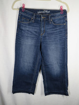 Universal Thread Women&#39;s High Rise Wide Leg Cropped Jeans Size 2 - $19.99