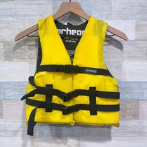 Airhead Life Vest Preserver Ski Boat Yellow USCG Youth Kids 50-90lbs - $19.79