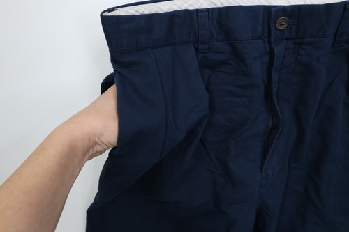 Vintage 90s Polo Golf Ralph Lauren Mens 34 Faded Crest Chino Shorts Blue Cotton Item image 6