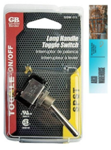 Gardner Bender GSW-111 O-Ring Switch Single Pole Toggle Silver - $8.91