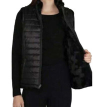 Nicole Miller Womens Faux Fur Exterior Reversible Vest Size XX-Large Color Black - £39.05 GBP