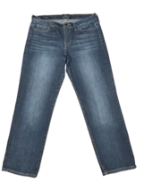 Lucky Brand Sweet Crop Jeans Womens Size 9/29 Blue Denim Straight 32x28 - $26.16