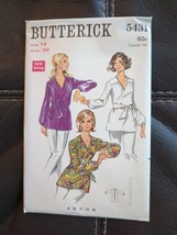 1960s Vintage Loose-Fitting V-Neck Overblouse Butterick 5431 Pattern Sz 14 B 36 - £11.34 GBP
