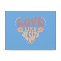  Love Like Jesus John 15:12 Two Flowers Christian Wall Art Bible - £56.94 GBP+