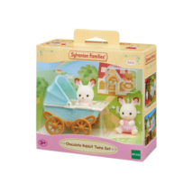 Sylvanian Families Chocolate Rabbit Twins Set 5432 Figure Toy - £34.74 GBP