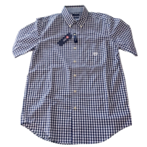 Chaps Checkered Button Down Dress Shirt Blue Men&#39;s Size Small - £7.77 GBP