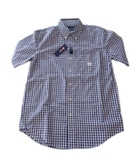 Chaps Checkered Button Down Dress Shirt Blue Men&#39;s Size Small - £7.81 GBP