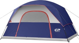 Campros Cp Tent 3/4/6/8 Person Camping Tents, Waterproof Windproof Family Dome - $84.95