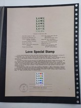 USPS 1984 20c Love Special Stamp Souvenir Page - $12.13