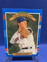 Roger Clemens 1990 Donruss Diamond Kings Baseball Card # 9 - £237.74 GBP