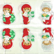 Cut &amp; Sew Fabric Ornament Elf Christmas  Craft Makes 6 Elves  - $14.03