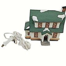 Vintage O&#39;Well Country Barn Top Dicken&#39;s Heartland Lighted Village House Ceramic - £17.12 GBP