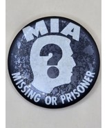 POW MIA Missing Or Prisoner-Political Vintage pin pinback button - £10.47 GBP