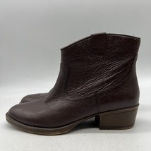 Reaction Kenneth Cole Hot Step Womens Brown Leather Western Boots Size 8.5 M - £27.65 GBP