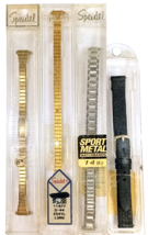Lot of 4 Vintage Women's Speidel Watch Bands NOS - $14.50