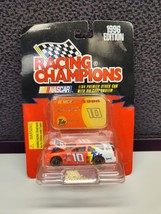 1996 Edition #10 Ricky Rudo 1/64 Scale W/ Diecast Emblem Nascar Racing C... - £7.04 GBP