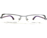 Prodesign denmark Gafas Monturas 4111 C.6522 Lila Plata Borde Medio 50-1... - $111.51