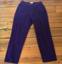 Vtg Talbots USA Made Dark Plum Purple High Waisted Classic Straight Leg ... - $24.99