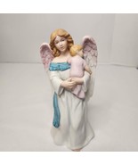 Angel Holding Sleeping Child Figure HOMCO made in Malaysia #1434 7&quot; H - $14.03
