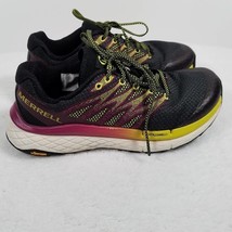 Merrell Shoe Womens 8 Rubato Running Sneakers Trail J135250 Black Yellow... - £15.51 GBP