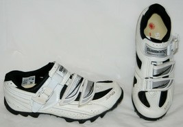 Shimano WM62 MTB Mountain Bike Shoes SH-WM62 37 EU 5.5 US Women White - £28.48 GBP