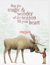 ONE Lot of 4 &quot;Magic and Wonder&quot; Holiday Cards w/Envelopes! - $8.86