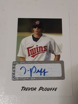 Trevor Plouffe Minnesota Twins 2004 Just Minors Certified Autograph Card #63 - £6.20 GBP