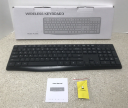 Wireless Qwerty Keyboard Slim Design Quiet for PC or Mac - $12.86
