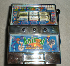 Coin Bank Slot Machine - Aminal World Slot Bank - £11.75 GBP