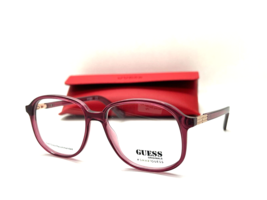 New Authentic Guess GU8255 071 Burgundy 53-15-145MM Eyeglasses Frame - £26.79 GBP