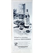 HENNESSY COGNAC BRANDY - Christmas Holiday - France Finest - 1960 Vintag... - €14,68 EUR